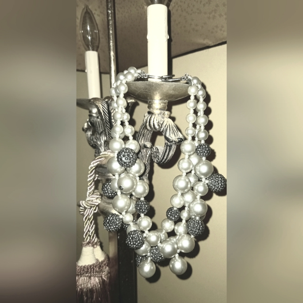 Necklace and earrings